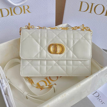 MINI CHAIN BAG 17 IN WHITE CALFSKIN House Of Sarah