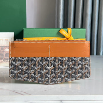 INSERT LOUISE 21 IN BROWN GOYARDINE CANVAS by House Of Sarah