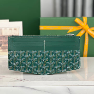INSERT LOUISE 21 IN GREEN GOYARDINE CANVAS House Of Sarah