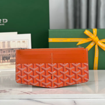INSERT LOUISE 21 IN RED ORANGE GOYARDINE CANVAS House Of Sarah Bags