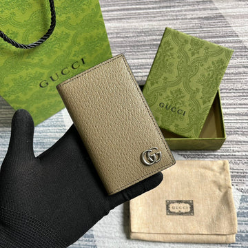 GG MARMONT 12 LONG WALLET IN MOCHA BROWN CALFSKIN House Of Sarah