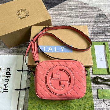 GG BLONDIE SMALL 21 SHOULDER BAG IN DARK PINK CALFSKIN House Of Sarah Bags