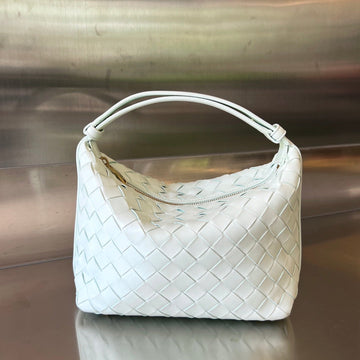 WALLACE 22 BAG IN WHITE CALFSKIN House Of Sarah