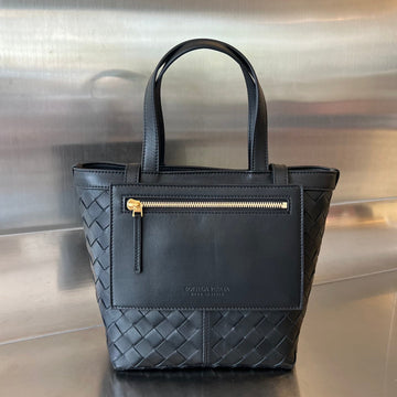 FLIP FLAP 23 BAG IN BLACK LAMBSKIN