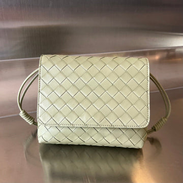 BV Mini Crossbody Bag 19cm Light Green Calfskin Ghw House Of Sarah