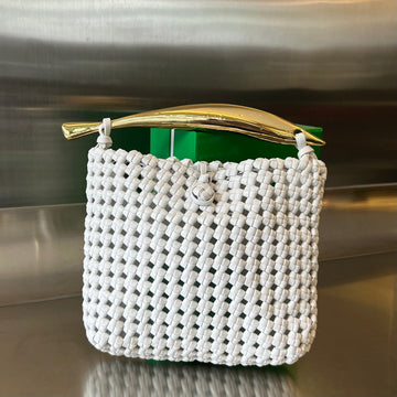 SARDINE 29 BAG IN WHITE LAMBSKIN House Of Sarah Bags