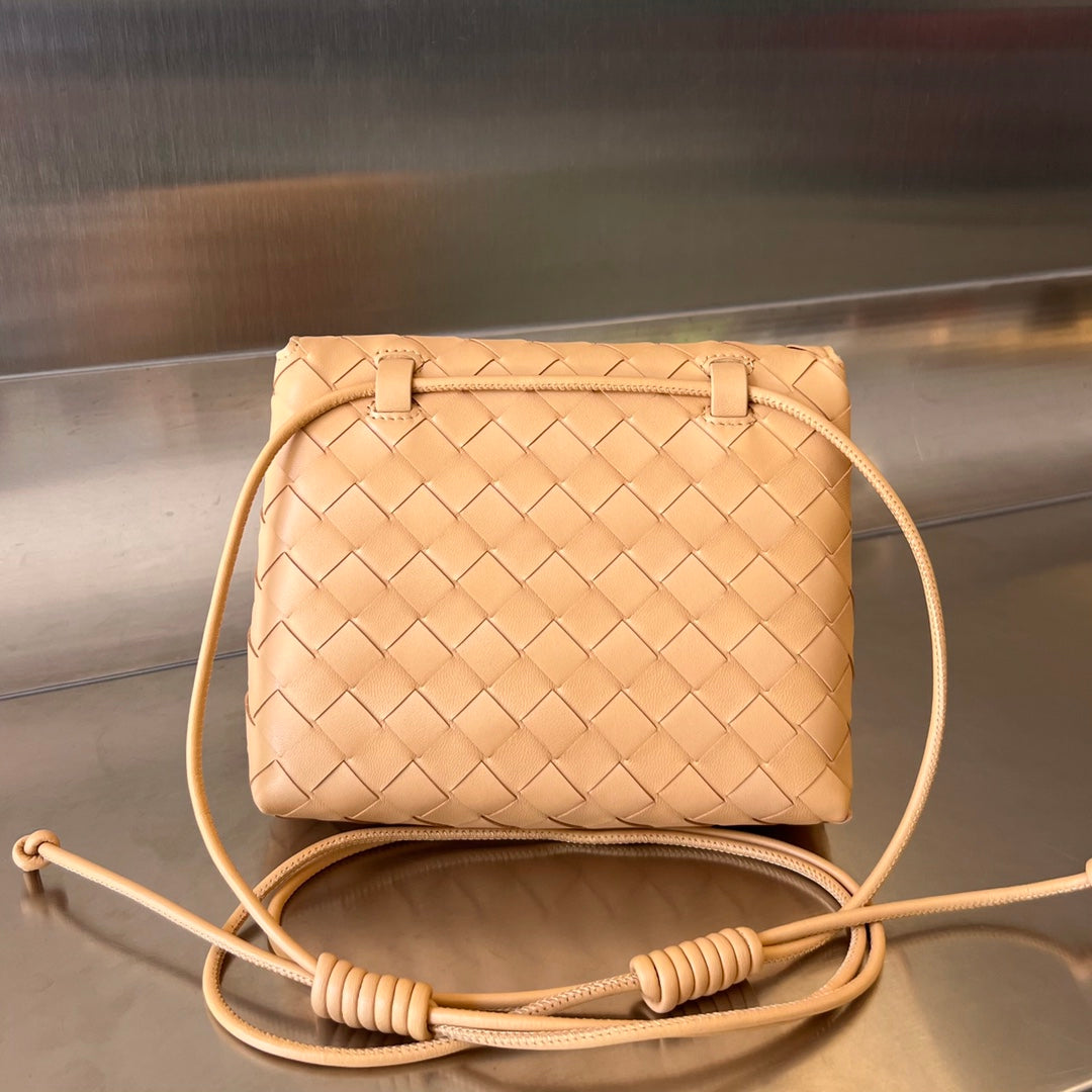 BV Mini Crossbody Bag 19cm Beige Calfskin Ghw House Of Sarah