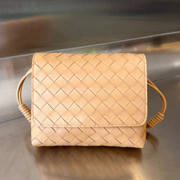 BV Mini Crossbody Bag 19cm Beige Calfskin Ghw House Of Sarah