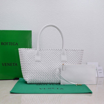 Large Cabat 45cm White Lambskin Ghw by House Of Sarah