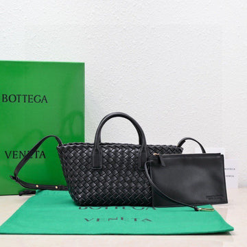 Mini Cabat 20cm Black Lambskin Ghw House Of Sarah Bags
