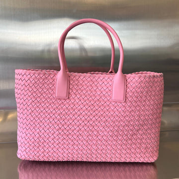LARGE CABAT 51 IN FLAMINGO PINK LAMBSKIN House Of Sarah