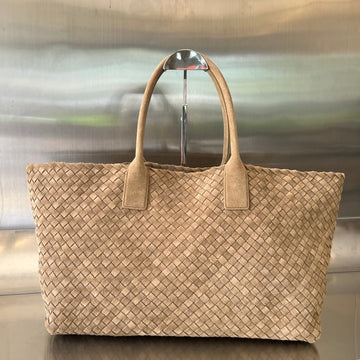 LARGE CABAT 51 IN CAMEL BROWN SUEDE House Of Sarah