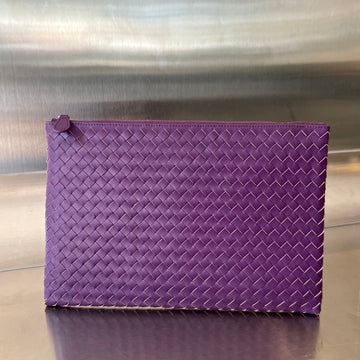 INTRECCIATO 30 IN PURPLE VIOLET LAMBSKIN House Of Sarah
