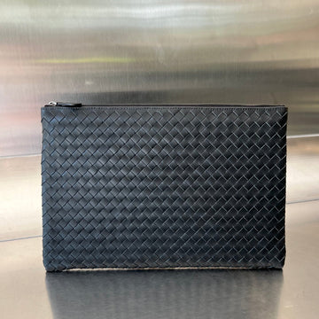 INTRECCIATO 30 IN BLACK LAMBSKIN by House Of Sarah