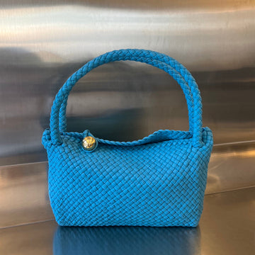 TOSCA 27 BAG IN AZURE BLUE CALFSKIN by House Of Sarah