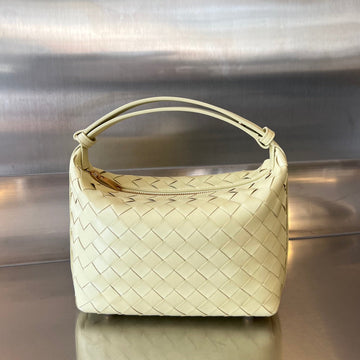 WALLACE 22 BAG IN YELLOW CREAM CALFSKIN House Of Sarah Bags