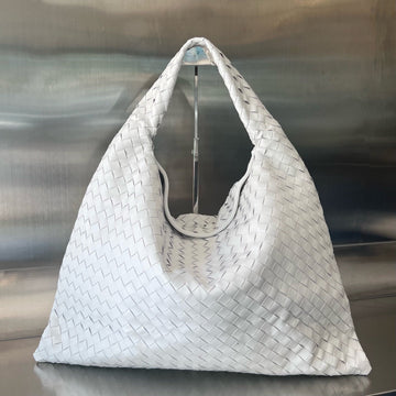 LARGE HOP 54 IN WHITE LAMBSKIN House Of Sarah Bags