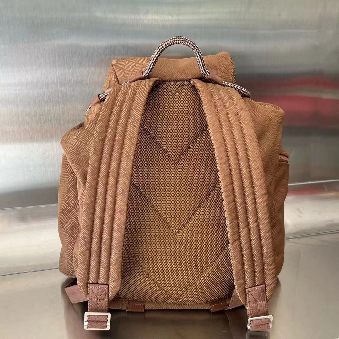 ALTO 42 BACKPACK IN RUSSET BROWN JACQUARD FABRIC House Of Sarah