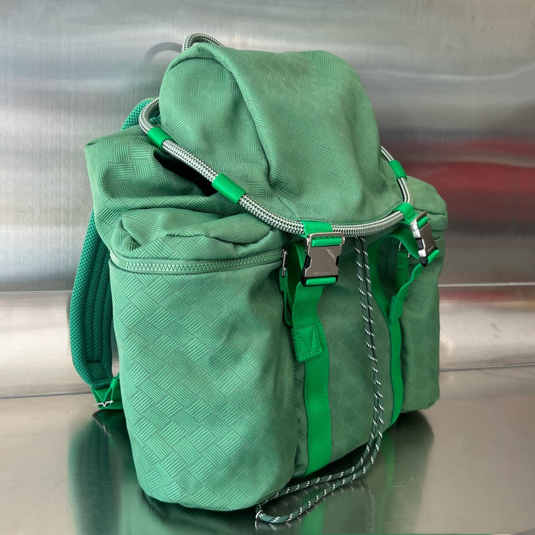 ALTO 42 BACKPACK IN COOL GREEN JACQUARD FABRIC by House Of Sarah