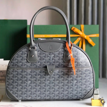 SAINT JEANNE BAG 35 IN GREY GOYARDINE CANVAS AND CALFSKIN House Of Sarah