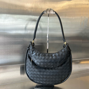 MEDIUM GEMELLI 36 BLACK LAMBSKIN House Of Sarah