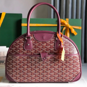 SAINT JEANNE BAG 35 IN CANNON PINK GOYARDINE CANVAS AND CALFSKIN House Of Sarah