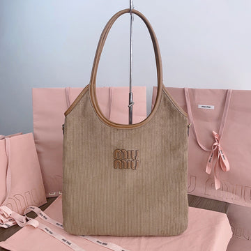 IVY TOTE BAG 40 IN LIGHT BROWN CORDUROY House Of Sarah
