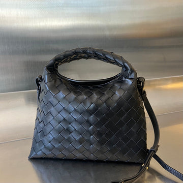 MINI HOP 25 IN BLACK CALFSKIN House Of Sarah