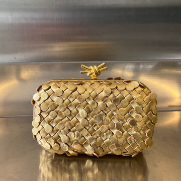 GOLDEN KNOT 19 IN GOLDEN LAMBSKIN House Of Sarah