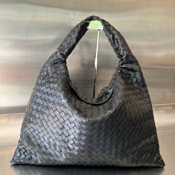 LARGE HOP 54 IN BLACK LAMBSKIN House Of Sarah Bags