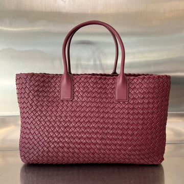 LARGE CABAT 51 IN BURGUNDY RED LAMBSKIN House Of Sarah