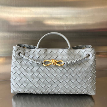 SMALL ANDIAMO 29 IN GREY LAMBSKIN House Of Sarah