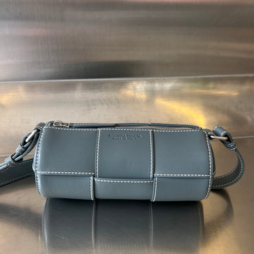 SMALL CYLINDER CASSETTE 21 IN NEVADA CALFSKIN by House Of Sarah