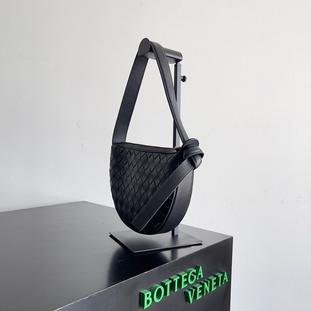 BV Mini Sunrise 23cm Black Calfskin Ghw House Of Sarah