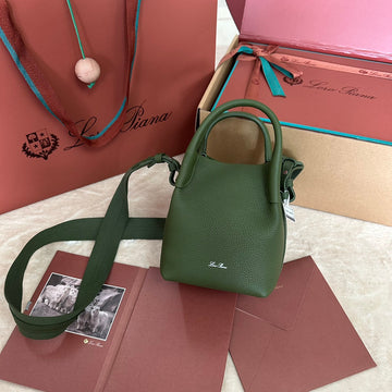 MICRO BALE BAG IN ARMY GREEN CALFSKIN House Of Sarah