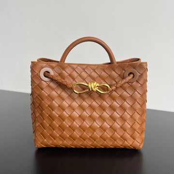 MEDIUM ANDIAMO 25 IN BURNT ORANGE LAMBSKIN House Of Sarah