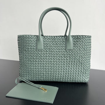 LARGE CABAT 51 IN XANADU GRAY LAMBSKIN by House Of Sarah