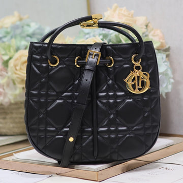 MINI 27 NOLITA BAG IN BLACK MACROCANNAGE CALFSKIN By House Of Sarah