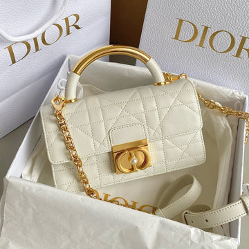 MINI ANGE 20 BAG IN WHITE CALFSKIN House Of Sarah