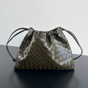 DUSTBAG MEDIUM 32 IN ARMY GREEN CALFSKIN House Of Sarah