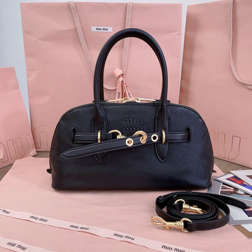 AVENTURE NAPPA BAG 33 IN BLACK LAMBSKIN GOLD HARDWARE House Of Sarah Bags