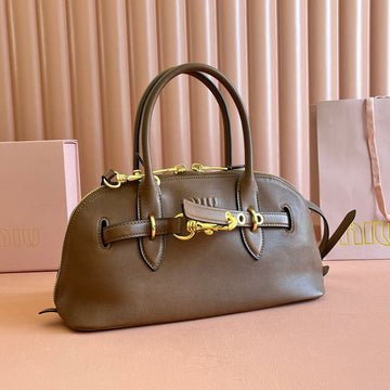 AVENTURE NAPPA BAG 33 IN CARAMEL BROWN LAMBSKIN GOLD HARDWARE House Of Sarah