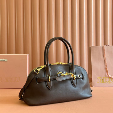 AVENTURE NAPPA BAG 33 IN CEDAR BROWN LAMBSKIN GOLD HARDWARE By House Of Sarah