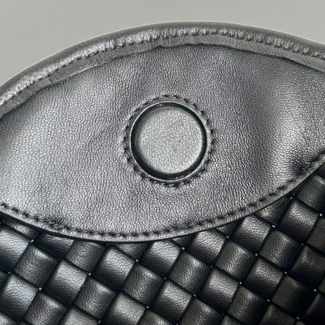 COHouse Of SarahLE TOP HANDLE BAG 23 IN BLACK LAMBSKIN by House Of Sarah