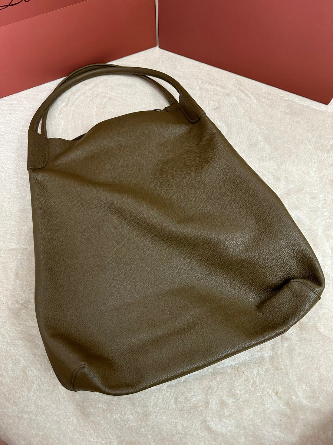 BALE HOBO EXTRA LARGE 40 BAG IN MOCHA BROWN CALFSKIN House Of Sarah Bags