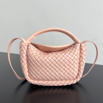 COHouse Of SarahLE TOP HANDLE BAG 23 IN MELON PINK LAMBSKIN