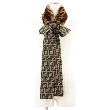 Fendi FENDI ROMA Maxi Wrappy Silk Scarf