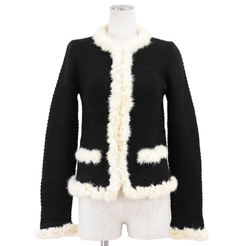 Chanel Mohair Blend Knit igan Jacket