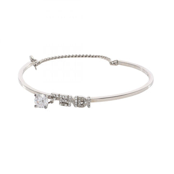 Fendi FENDI logo Stainless Steel Bracelet