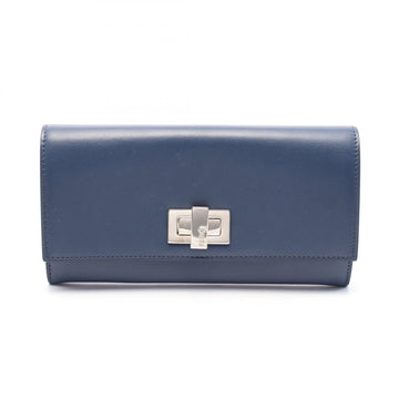 Fendi Peekaboo Leather Long Wallet